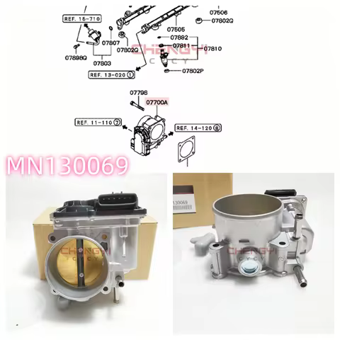 Throttle Body Assy MN130069 For Pajero Montero III 3rd 2000-2006 3.8L 6G75 V67W V77W