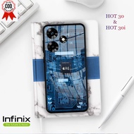 INFINIX HOT 30 & 30i Glass Softcase - INFINIX HOT 30 & 30i Mobile Phone Case [T30]