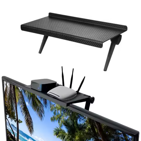 Home Organizer Adjustable TV Screen Top Shelf Rack Computer Monitor Desktop Display Stand TV Rack Ro