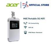 ACER CONNECT M6E 5G MOBILE MI-FI (Support Maxis, CelcomDigi, Umobile, YES and etc / Connect up to 20