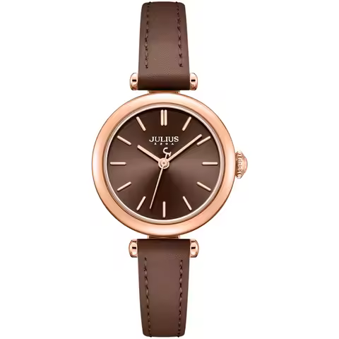 JULIUS Women's Watch 2026 New Minimalist Round Dial Quartz Waterproof Ladies Watch Gift For Women 15
