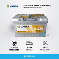 [ Installation Provided ] LN4 AGM | DIN80L | A6 Varta AGM Dynamic (Made In Germany) Car Battery Bate