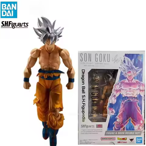 Original Bandai S.H.Figuarts SHF Dragon Ball Z Son Goku Ultra Instinct Toyotaro Edition VJ30TH In St