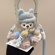 Blue Kitten ShellieMay Bag Pendant Duffy Bear Keychain Doll Plush Doll Gift