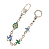 路易威登（Louis Vuitton）Monogram Flower 花卉圖案鏈條腰帶，M02554，銀色金屬材質，成色極佳，可作包飾、鑰匙扣，LV 1468 [二手]LOUIS VUITTON
