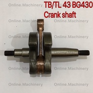 Crankshaft Mesin Rumput Ogawa BG430 BG430DT Brush Cutter TB43 TU43 TL43 Mitsubishi Spare Part