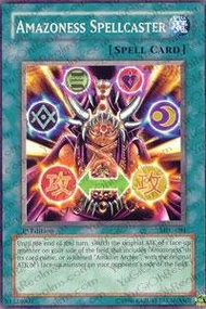 Yu-Gi-Oh! - Amazoness Spellcaster (MFC-084) - Magicians Force - Unlimited Edition - Common