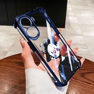 YBD Clear Phone Case For Xiaomi POCO X7 Pro 5G Full Protective Caing with Funny Clown Pattern