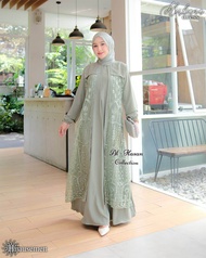 Herliana dress Material Marina mix brukat Ori Al Hasan Collection
