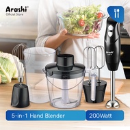 BLENDER TANGAN ARASHI 5 IN 1 HAND BLENDER ARASHI AHB 01 BLENDER MULTIFUNGSI FOOD CHOPPER ARASHI AHB 