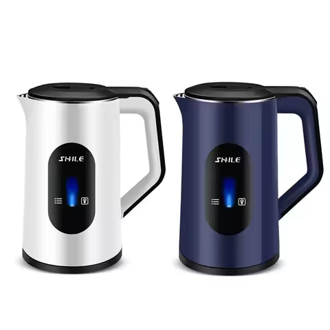 2.2L Stainless Steel Electric Digital Display Large Tea Kettle 1500W Fast Boil Multifunctional Tea P