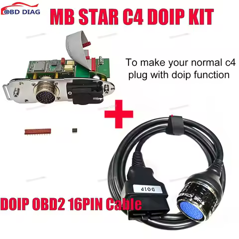 MB STAR C4 PLUS DOIP kit for SD conect C4 DOIP KIT with 16PIN Cable obd2 Diagnostic Tools Cable Mult