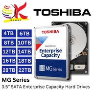 TOSHIBA INT HDD 3.5" MG SERIES ENTERPRISE HARD DRIVE HARD DISK HARDDISK - 4TB 8TB 10TB 12TB 14TB 16T