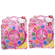 Hello Kitty watch-shaped eraser / Hello Kitty, Mickey, Minnie round watch eraser Hello Kitty, Mickey