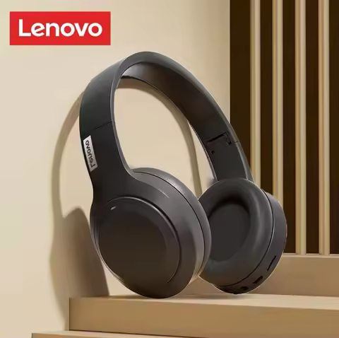 New Lenovo Over Ear Wireless Headphones Bluetooth 5.3 Headsets Gaming Earphones Foldable Noise Reduc