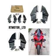 NEW AERODYNAMIC SIDE MIRROR WINGLET R25 R15 NINJA250 ZX25R NINJA650 GSX150 CBR150R CBR250R CERMIN WI