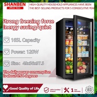 SHANBEN 4.23cu ft household refrigerator fresh-keeping cabinet ice bar wine fresh-keeping cabinet