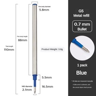 ไส้ปากกาโรลเลอร์บอล แบบปากกา Sheaffer หัว 0.7 มม. หมึกน้ำเงิน ไส้แบบมาตรฐาน ปลายไม่มีเกลียว