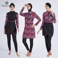 Motive Force Baju Renang Muslimah Swimming Suit Women Loose Long Sleeve Swimming Suit Beach Wear Muslimah Swimming Suit Plus Size