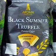 Truffle - Aroma Black Summer Truffle Parmesan Cheese 100Gr Potato Chips - Harmonshop