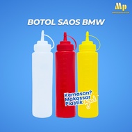 SAUCE BOTTLE bmw PLASTIC SAUCE BOTTLE/ 1 HOLE SAUCE BOTTLE/