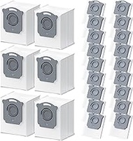24 Pack Vacuum Bags Replacement Compatible with iRobot Roomba i7, i7+, i3, i3+, i1+, i4, i4+, i6, i6