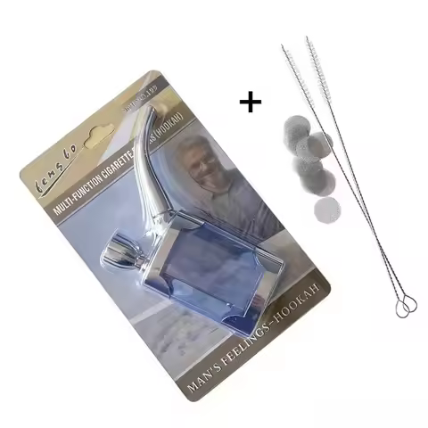Complete set Cleanable Reusable Smoking Pipe Microfilter Reduce Tar Tar Filtration Healthy water Smo