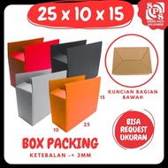 Box 25x10x15 A0 / Cardboard 25x10x15 A0 Packing Cardboard / Box 25x10x15 A0 Packaging Bottle Box Zig