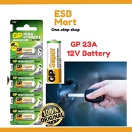 GP Battery Super Alkaline 12V 23A (C5-Card of 5)Suitable for Remote Controls, Car Key, Doorbells, Autogate