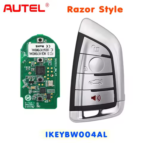 AUTEL IKEY Razor Style Smart Remote Key BW004AL IKEYBW004AL 315/433MHz for BMW Work with MaxiIM KM10