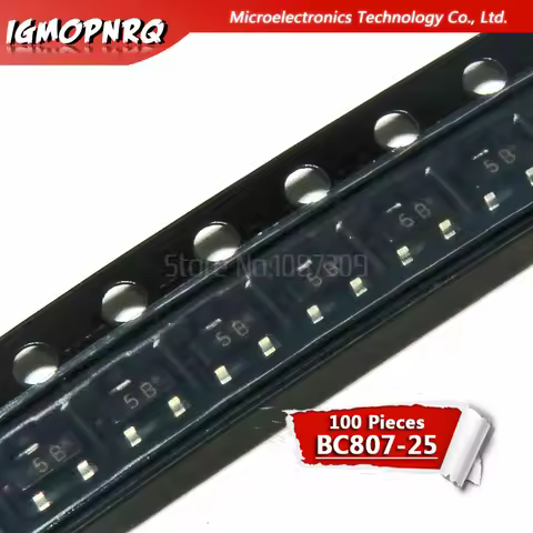 200pcs BC807-25 BC807 25 BC80725 ( 5BW ) SOT-23 SMD PNP general purpose transistor new original