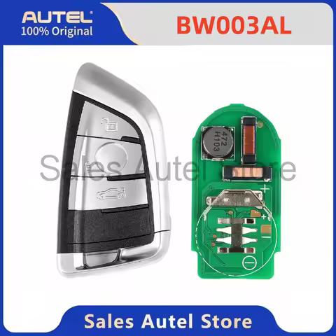 AUTEL 3 Buttons Universal Smart Remote Key IKEYBW003AL BW003AL for BMW Style Compatible with KM100 I