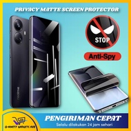 Hydrogel Matte Privacy Screen Protector For Realme 16 Pro + / 15 Pro 5G / 14T 5G / 14 Pro 5G / 14X 5