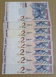 Duit Lama Malaysia Rm2 Siri 10 with VF++ condition