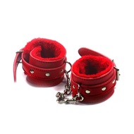 ◄☑Bondage-Tools Handcuffs Sex-Toys Restraints Couple Furry Pink-Color Flirting-Products
