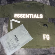Kaos Essentials FG Reflective 16s Oversize Pria Wanita