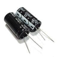 5Pcs 2200UF 63V 2200MFD 63โวลต์ ± 20% -40 + 105C อลูมิเนียมตัวเก็บประจุแบบอิเล็กโทรไลติก18 × 35มม.