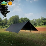FLYSHEET TENDA CAMPING WATERPROOF 20D NYLON PU 5000 3X4 METER TAHAN CUACA EXTREME FLYSEET TENDA EXTR