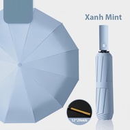 Ô Dù Chống Bão 24 Nan Xuất Nhật Mở Gập Tự Động Che Mưa Che Nắng  Chống Tia UV ( Ô Dù 12 Nan Kép )