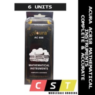 ACURA AC858 Mathematical Instruments Complete & Accurate X 6 Units