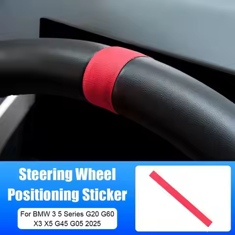 For BMW 3 Series, 5 Series, G20, G60, X3, X5, G45, G05 Car Steering Wheel Alignment Sticker Center L