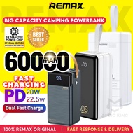 REMAX Portable Camping Super Charge 60K Big Powerbank Besar 60000mAh PD 22.5W Fast Charging AKRPP291