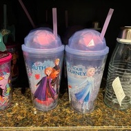 迪士尼 冰雪奇緣 frozen Elsa Anna  水杯 原價79