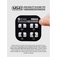 NF Acous MS42 Premium Grade Silicone Eartips for IEM Earphones