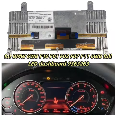 10.3-inch DJ103FA-01A LCD Screen for BMW 6WB F10 F01 F02 F07 F11 6WB Full LED Dashboard 9363263