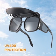 1098-Cyxus Detachable Brim Sunglasses for female sunshade sunglasses detachable hat brim sunglasses 