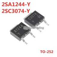 2SC3074-Y 2SA1244-Y+5pcs 5pairs 5pcs A1244-Y C3074-Y TO-252, guaranteed quality Mla11 2SA1244-Y+    
