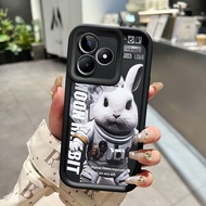Case For Realme C53 C51 C51s Narzo N53 Note 50 Silicone Phone Rabbit Cheating Sun Protection Protect