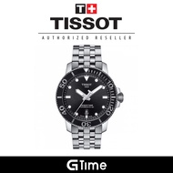 [Official Tissot Warranty] Tissot T120.407.11.051.00 Men's Seastar 1000 Powermatic 80 Diver Steel Watch T1204071105100