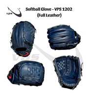 VPS 1202 Softball Glove (Full Leather)- Navy 12 inches 12.25 inches//Sarung Tangan Softball VPS 1202